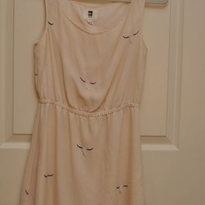 Cinched Waist Western Buffalo Skull Print Dress